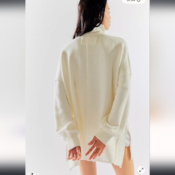 We The Free Tops - Free people 🖤wonderful Turtleneck Cozy Cream Oversized Sweater